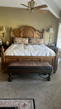 King Size Headboard & Footboard Bed