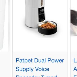 BRAND NEW DULE POWER SUPPLY VOICE RECORD AUTO PET FEEDER 4 L