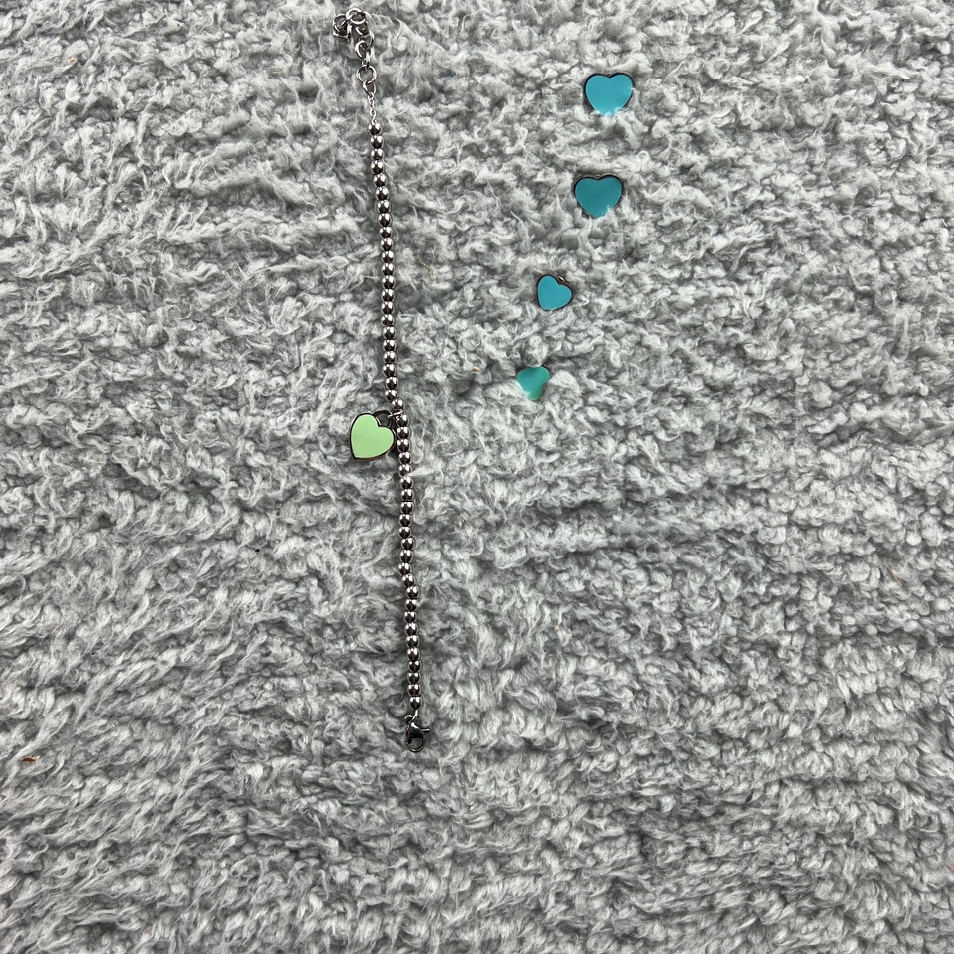 Matching Bracelet And 2 Pair Of Earrings