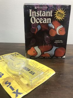 Instant Ocean Sea Salt Plus Hydrometer