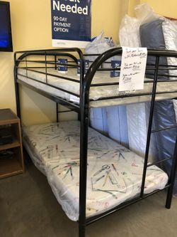 Bunk Bed with Mattresses