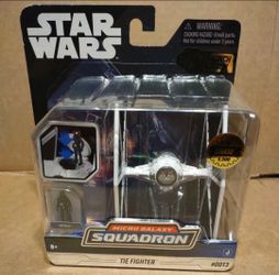 Jazwares Star Wars Micro Galaxy Squadron Imperial Tie Fighter White Chase