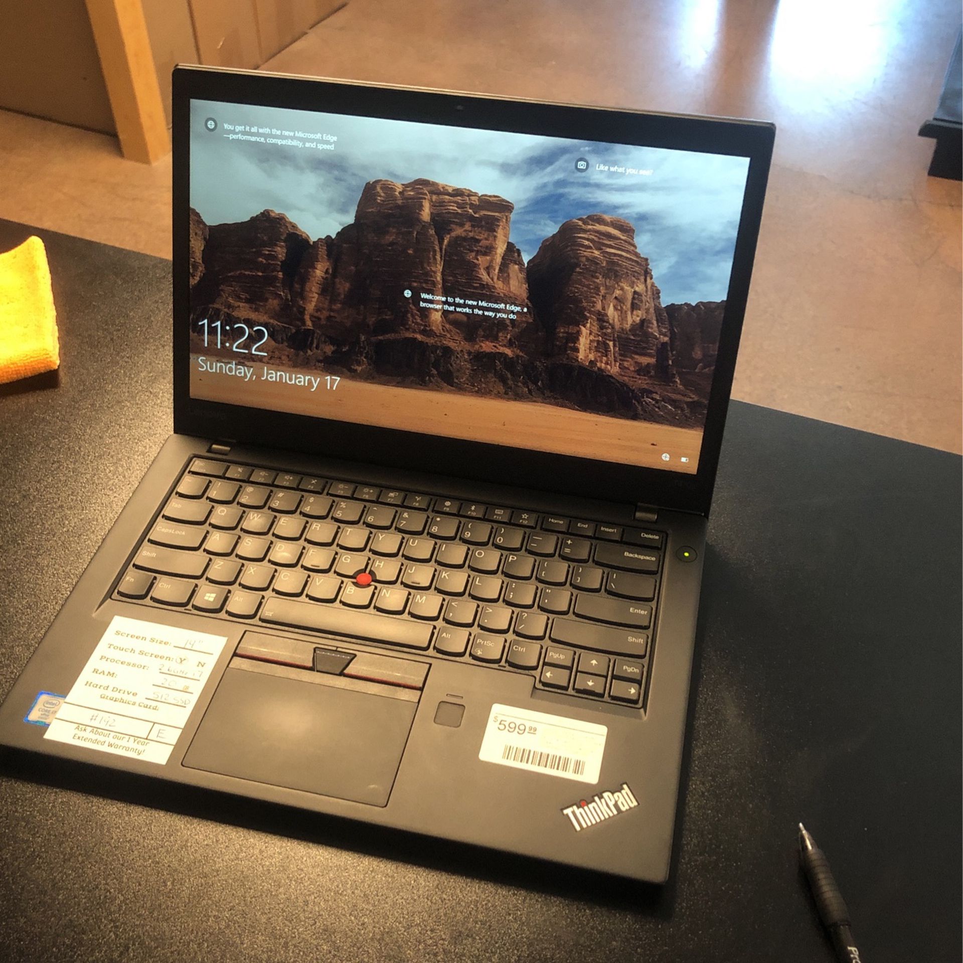 Lenovo 14” Touchscreen ThinkPad T470s! $599.99! Perfect Work/School Computer! Financing Available!