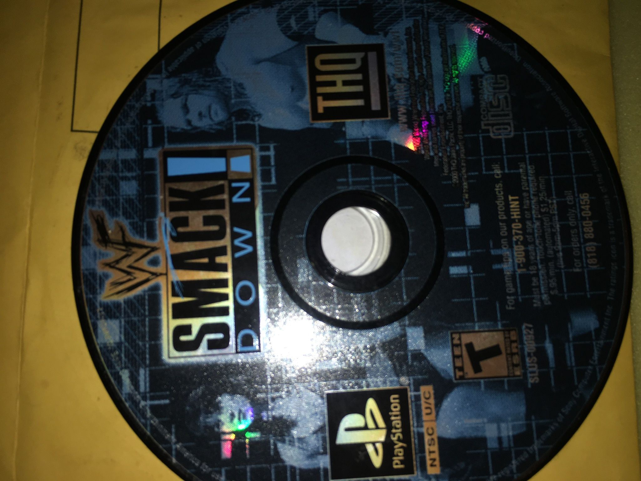 Wwf Smackdown Ps1 game.