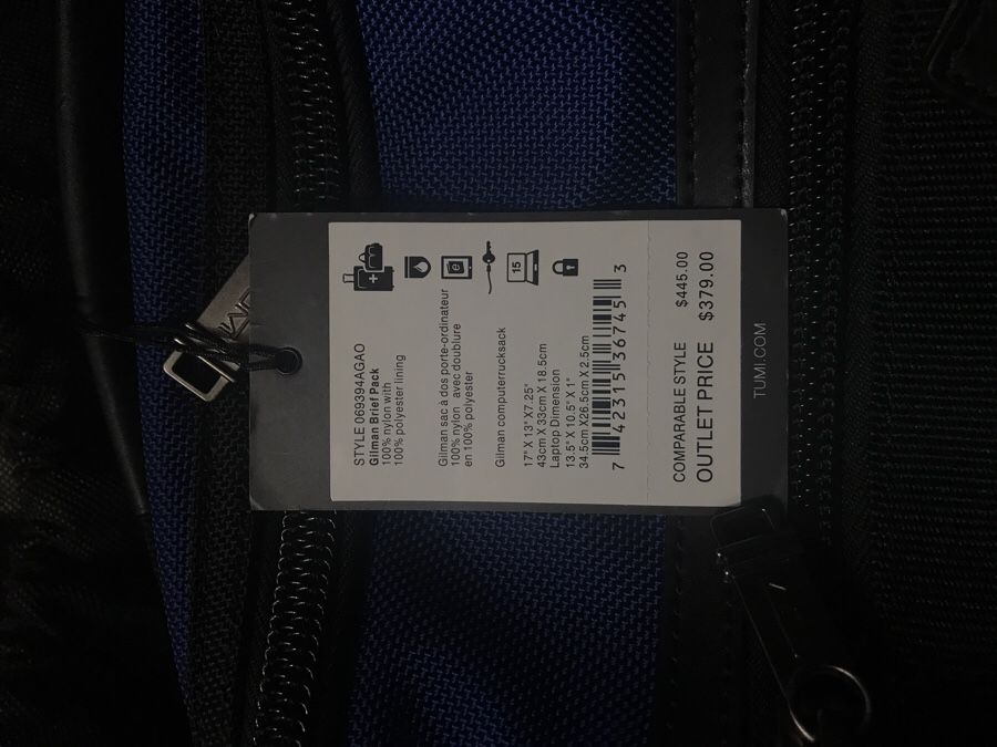 Tumi gilman top brief pack