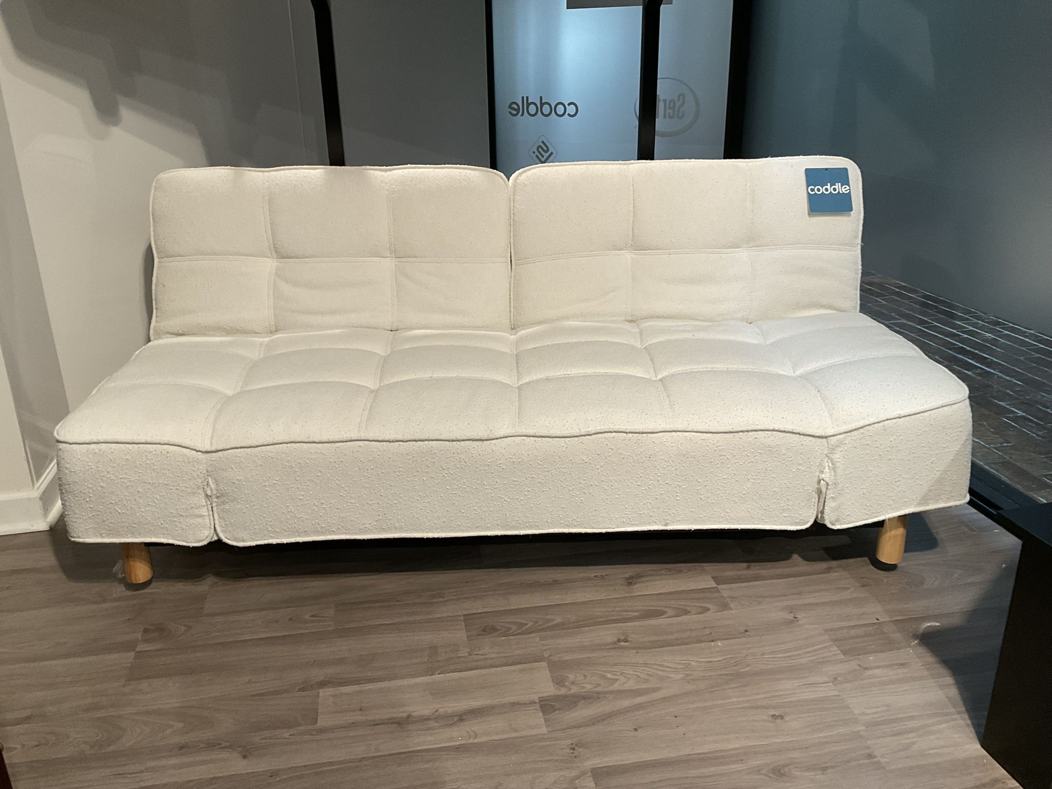 New fold convertible couch by Coddle