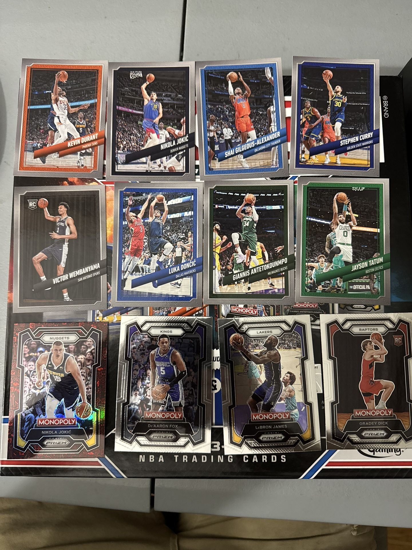 Prizm Basket Ball Cards