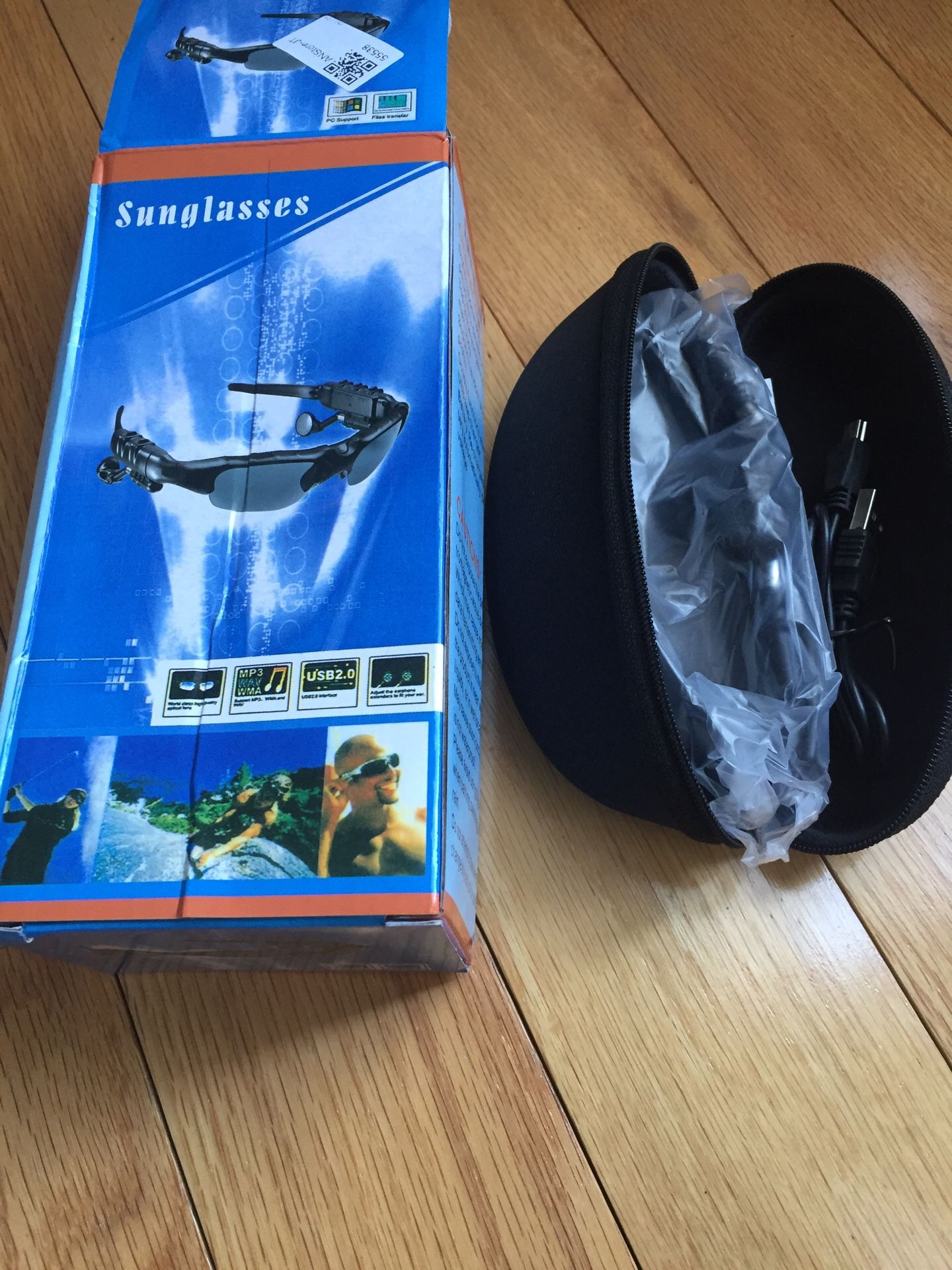 Bluetooth and MP3 player sunglasses