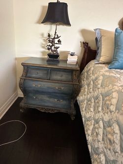 Large Bombay chest nightstands