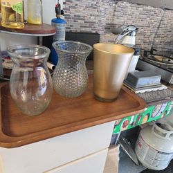3 Vases $5 ALLL
