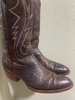 Vintage Cowtown Bullhide Cowboy Boots Size 8D