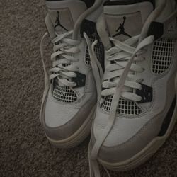 Military Black Jordans Size 8