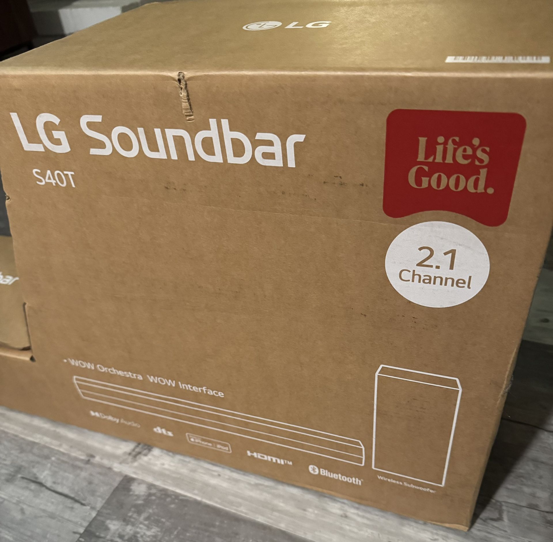 LG Soundbar & Sub