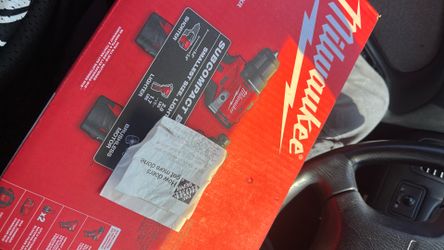Brand new Milwaukee sub contact l brushless 2 tool combo