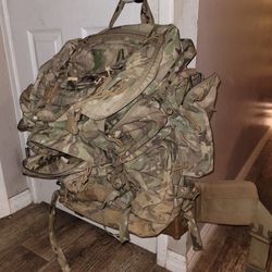 Military Issued Camo Backpack