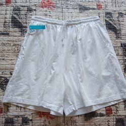 Fresh Produce White Classic Jersey Cotton Shorts Style #30006 ~ XXL (NWT)
