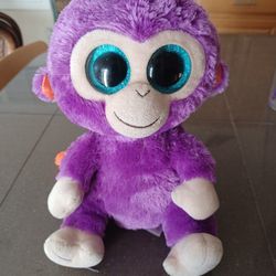 TY PURPLE MONKEY 10 INCHES 5.00