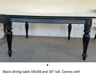 Dining tables , bike and stroller