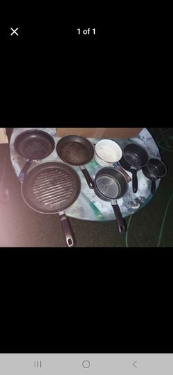 Lot of cooking pans