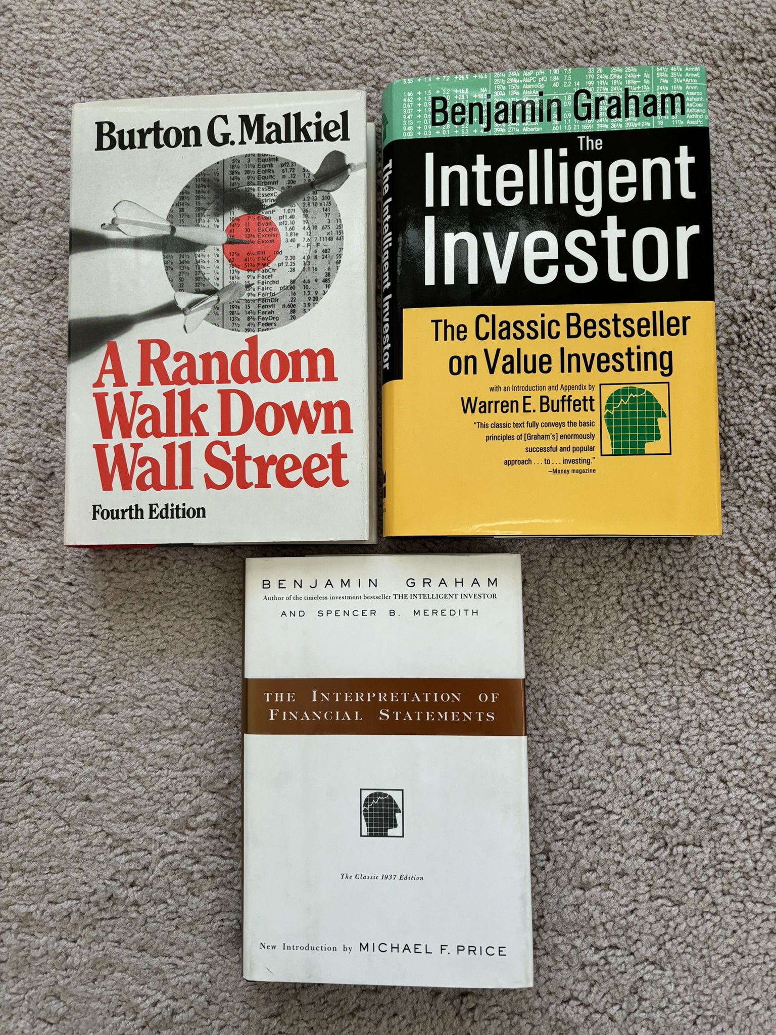 Classic Investment Books.  Lot of 3, new condition.  Essential reading from the bestsellers, The Intelligent Investor by Benjamin Graham (Fourth Editi
