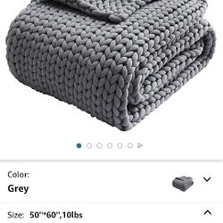 ZonLi Weighted, Knitted Blanket 