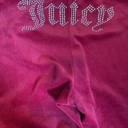 Juicy Couture Red track pants. (small)