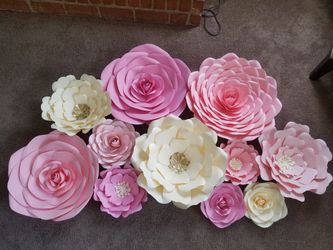 Paper flowers decoration