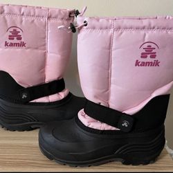 *Like New** Girl’s Kamik Rocket Insulated Winter Boots - Pink - Size 5