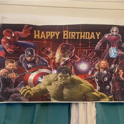 The Adventures Happy Birthday Banner