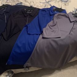 4 Under Armour Men's Polo Shirts Size Large