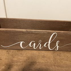 New Cards box 