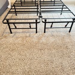 Queen Size Bed Frame + Mattress 
