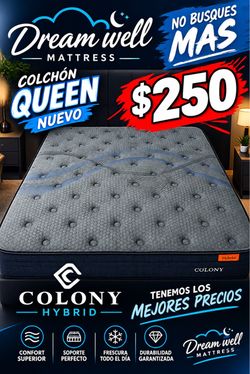 Colchon queen size 🖤🙏