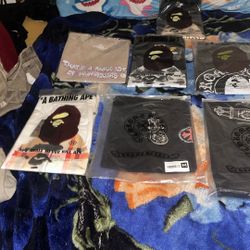 Bape Shirts And Spyder Joggers 