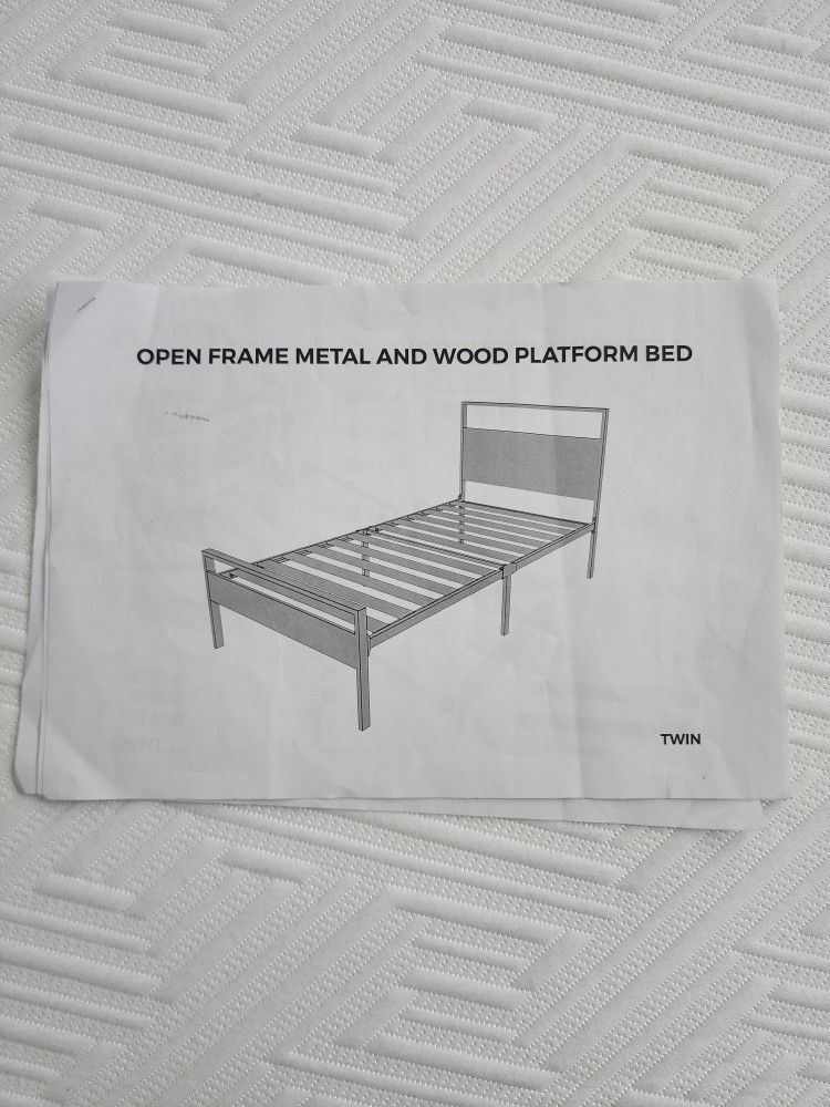 Twin Bed Frame And Mattress 