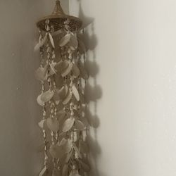 Large Boho Coastal Seashell Wind Chime