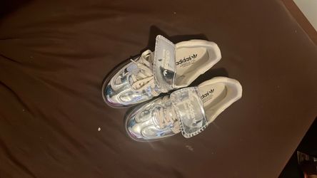 Size 9- Wales Bonner x adidas Samba Silver Metallic