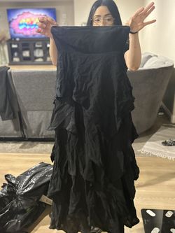 Tube Top Dress Ruffles