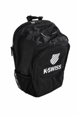 K-Swiss Pickleball Backpack Black Sport Gym Bag Tennis Paddle Bag New w/ Tags