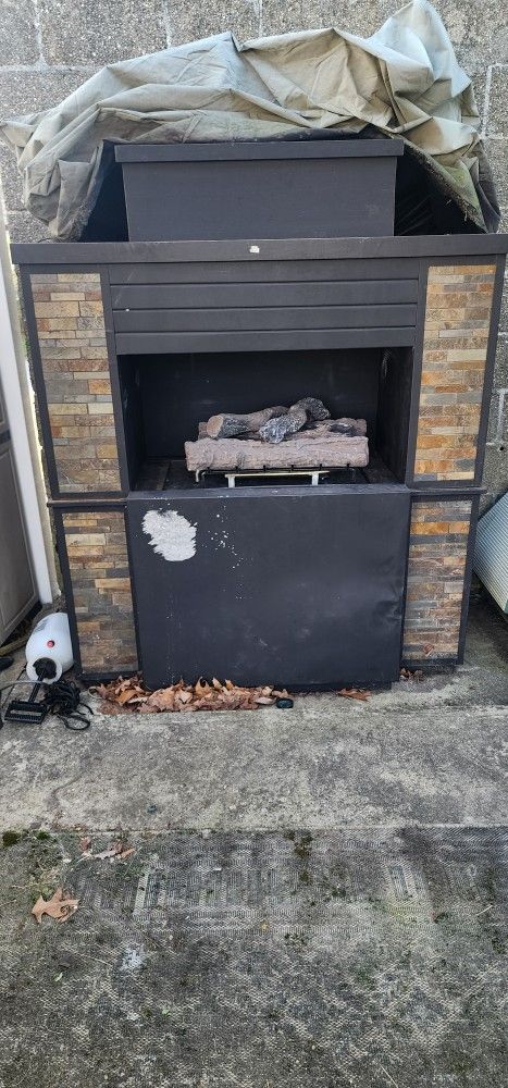 Outdoor Propane Fireplace