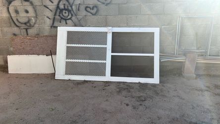 Wood screen door