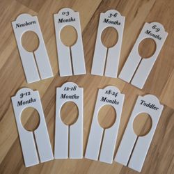 Baby Closet Dividers for Clothes, newborn to toddler