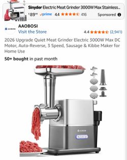 Meat grinder electric 3