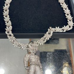 Masonite Diamonds AP Watch / Silver Necklace With CZ