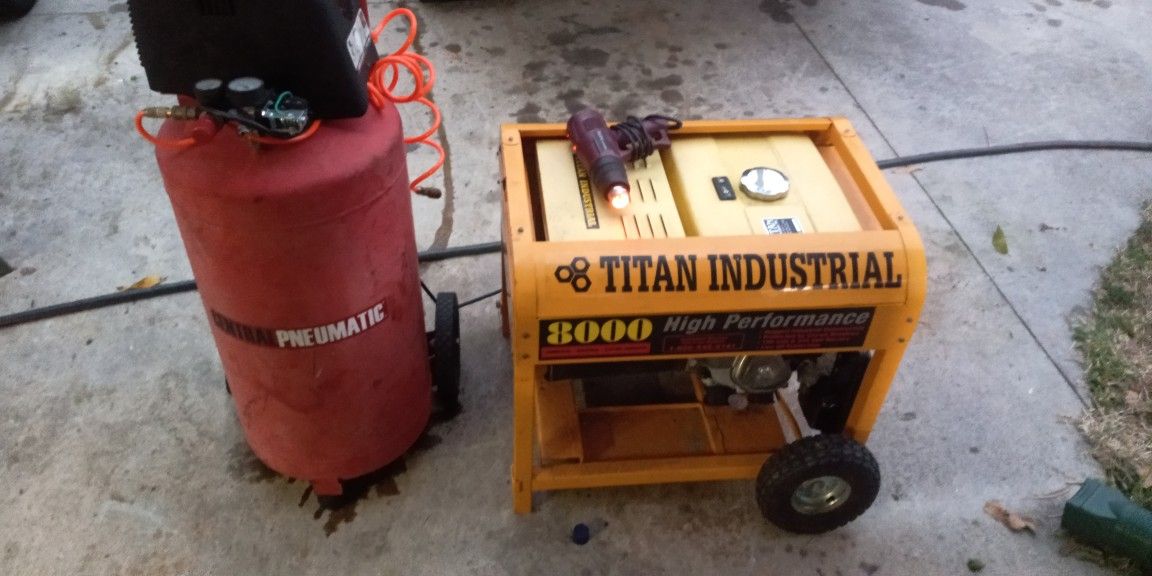 Titan Industrial 8000 Watt Generator , Works Great for Sale in Fort