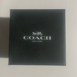 Leather Wear Coach Watch