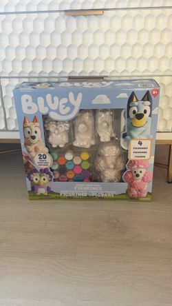 Bluey painting