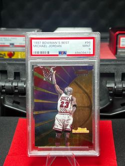 Bowman 1997 Bowman's Best Michael Jordan Best Performers #96 PSA 9 Bulls