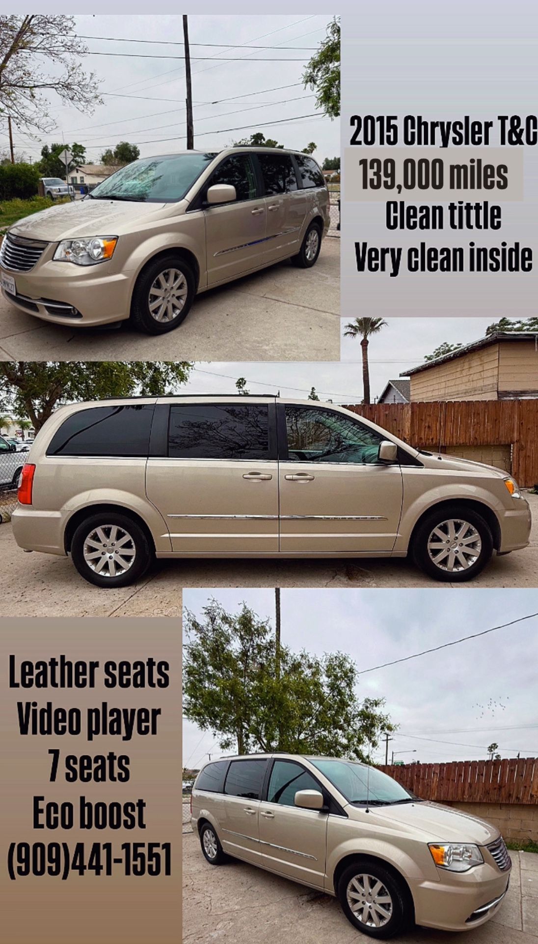 2015 Minivan Chrysler Town And Country