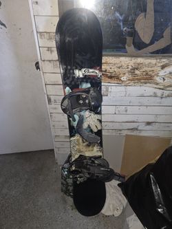 Burton 60inch 5ft Snowboard With Bindings